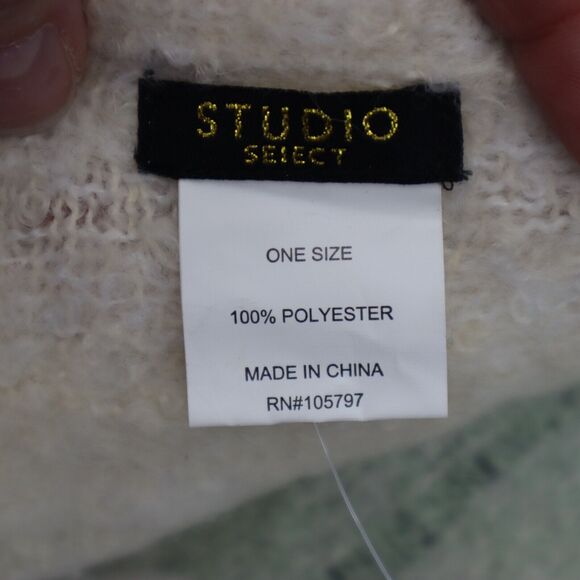 Studio Select Scarf Shawl Womans One Size Color Block Fringed New - Picture 3 of 16